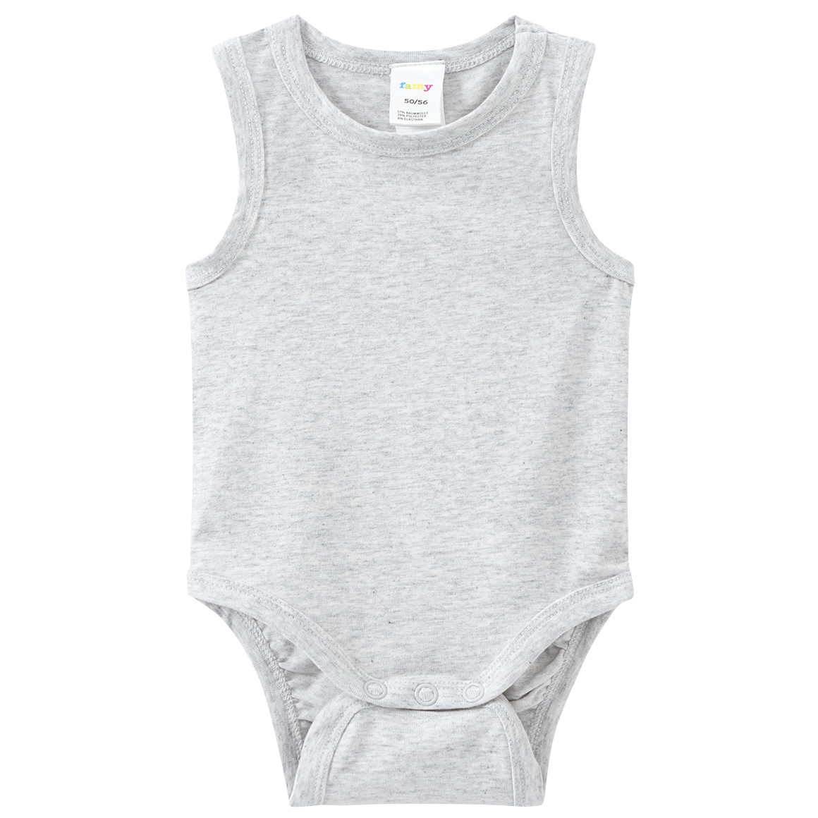 5 baby rompers in verschillende kleuren