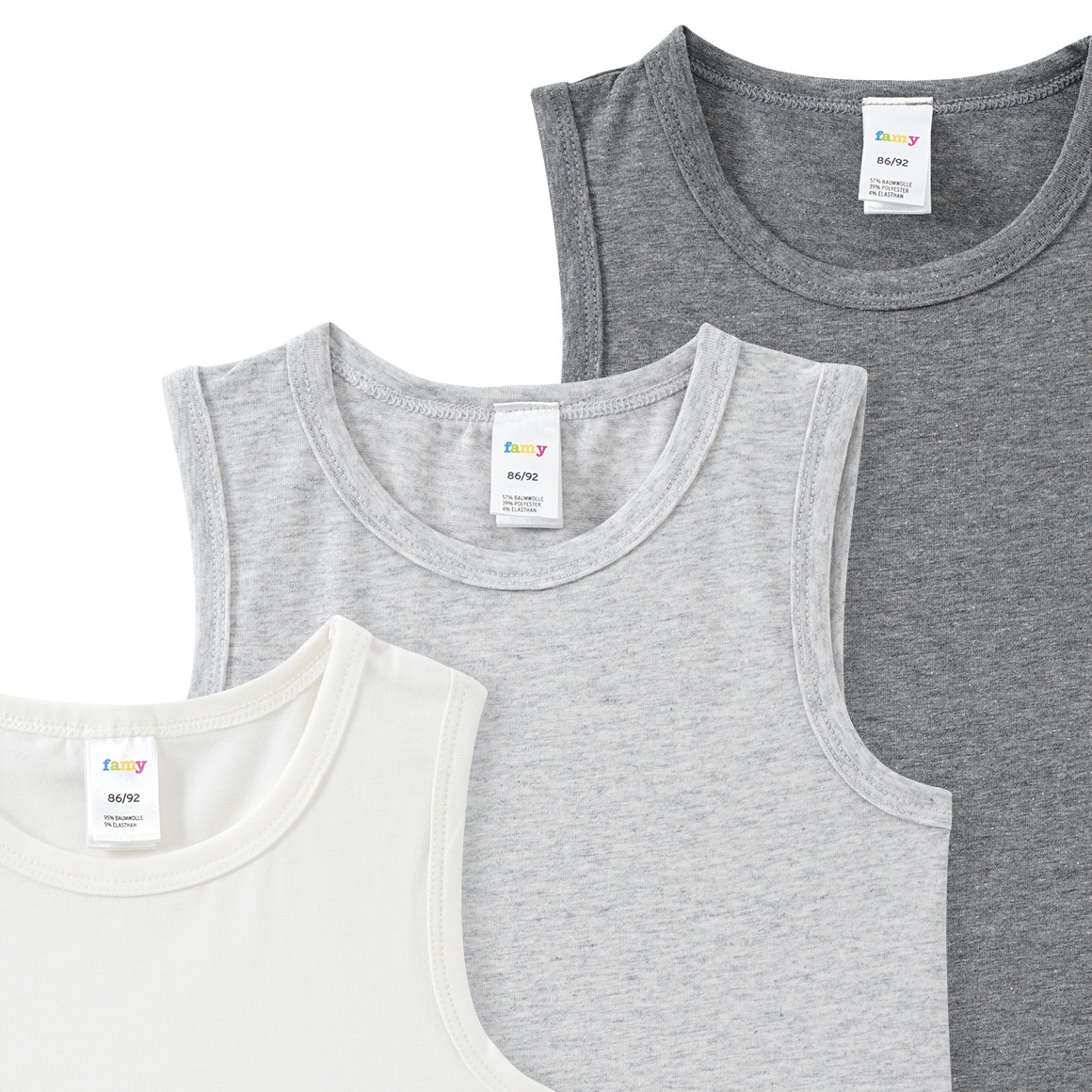 3 Baby Bodys in verschiedenen Farben