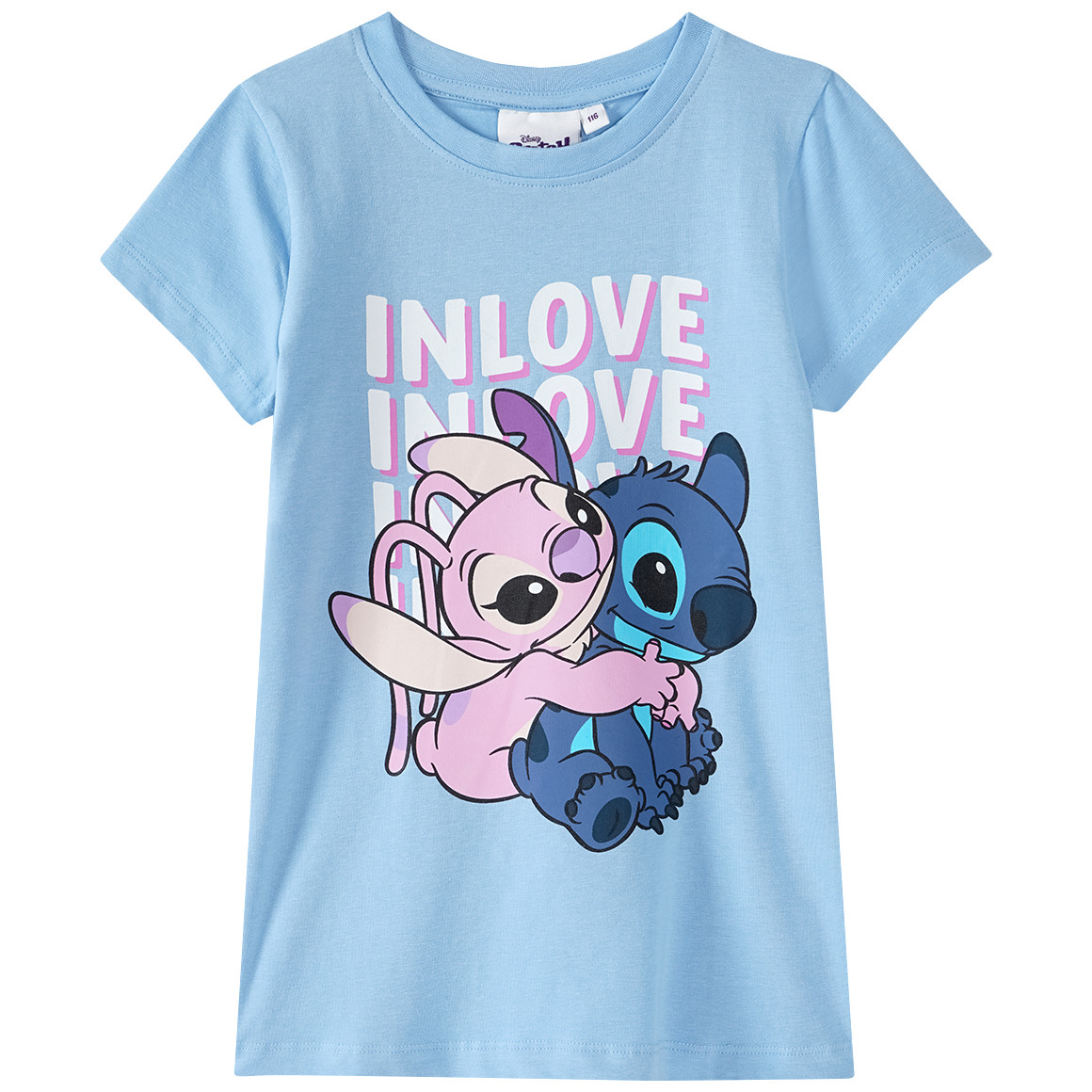 Disney Stitch T-Shirt mit Bio-Baumwolle, hellblau, Gr. 98, Kleinkinder, Ernsting's family