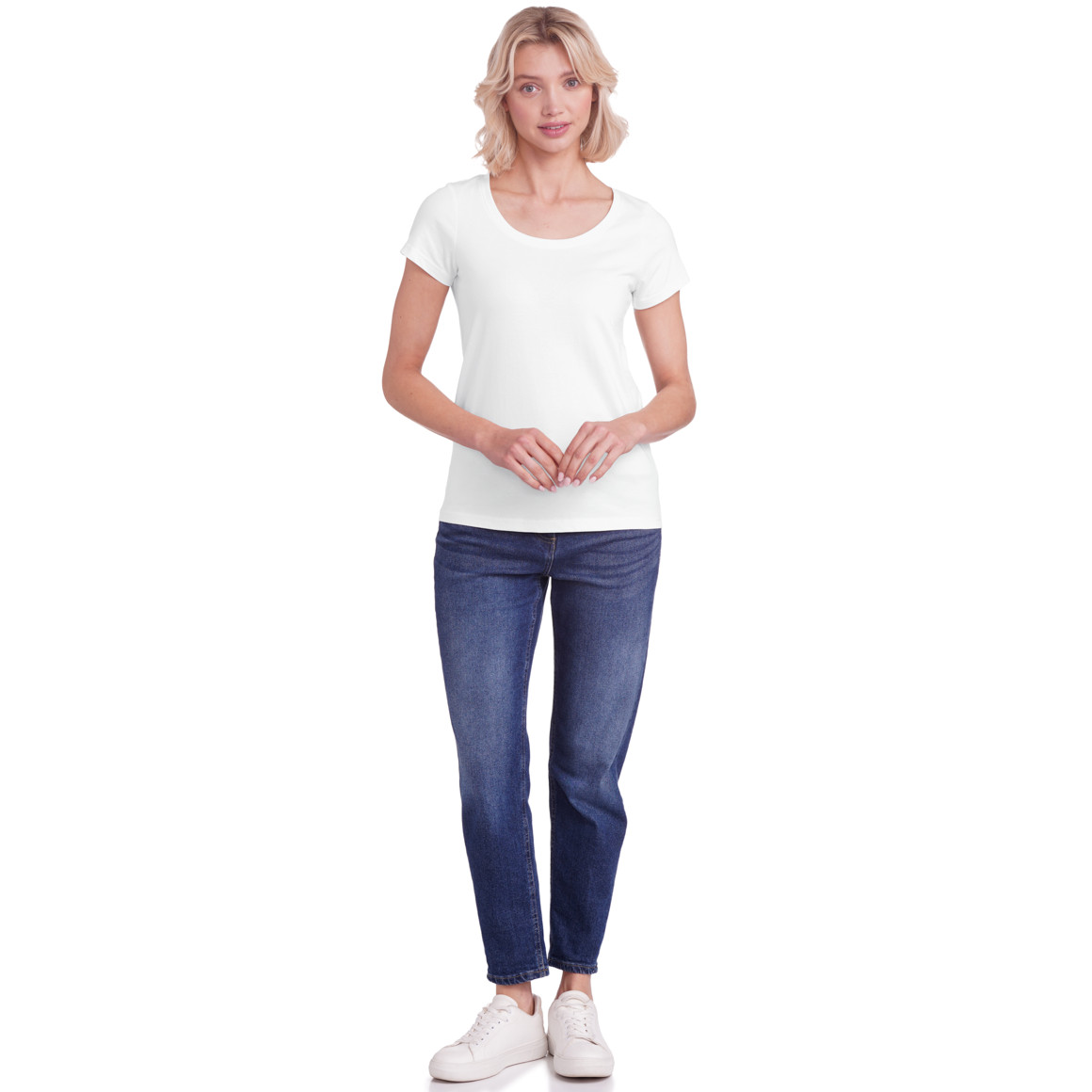 3 T-shirts voor dames in basic look