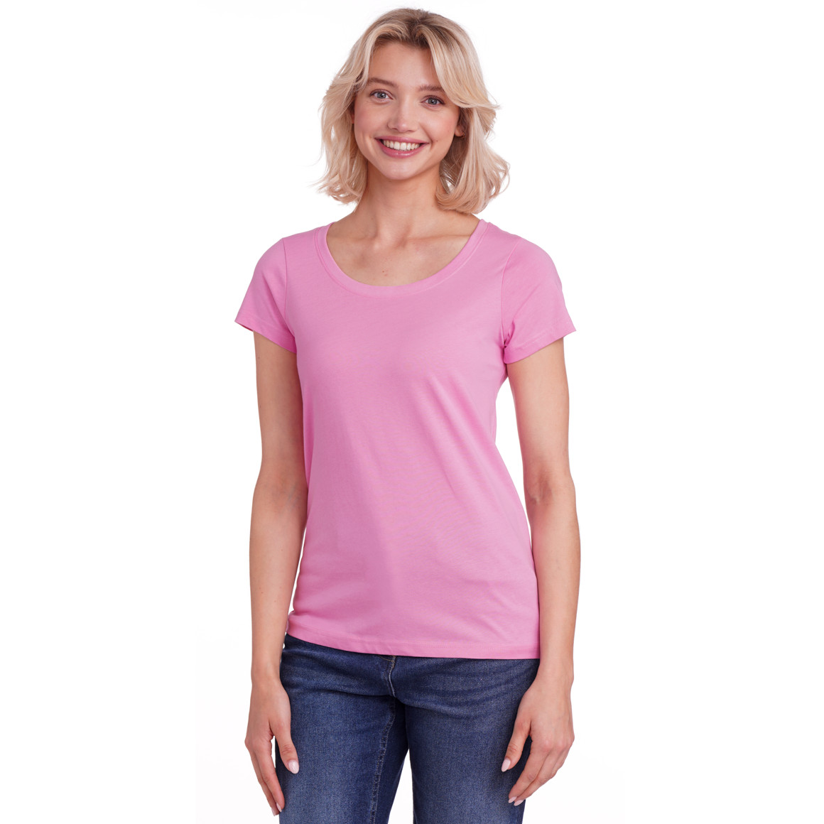 3 Damen T-Shirts im Basic-Look
