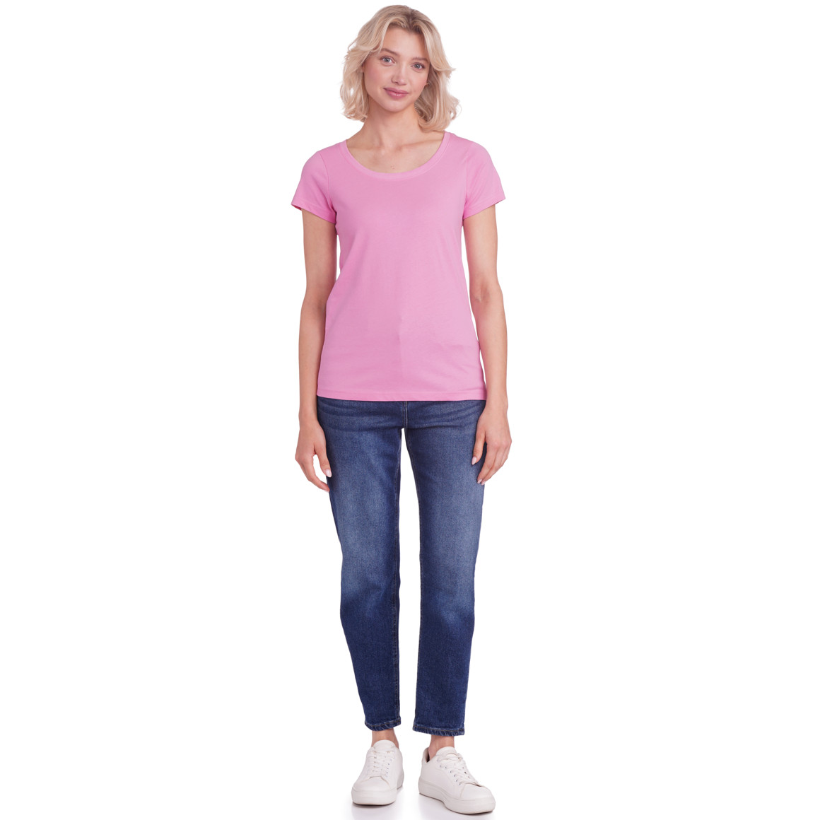 3 Damen T-Shirts im Basic-Look