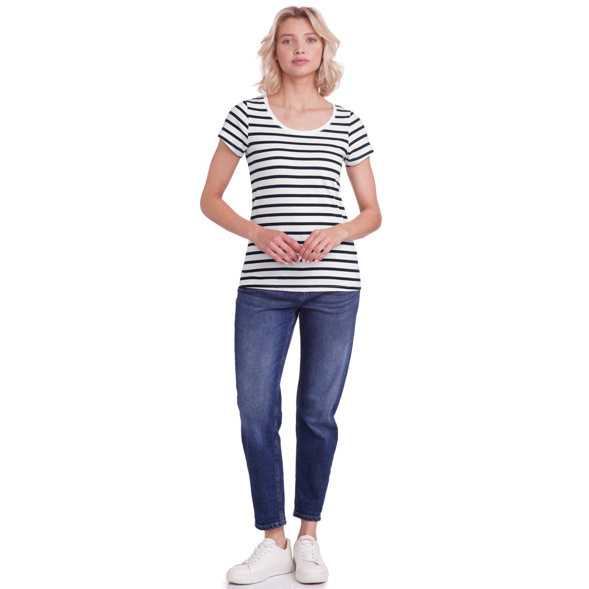 3 dames T-shirts in basic look