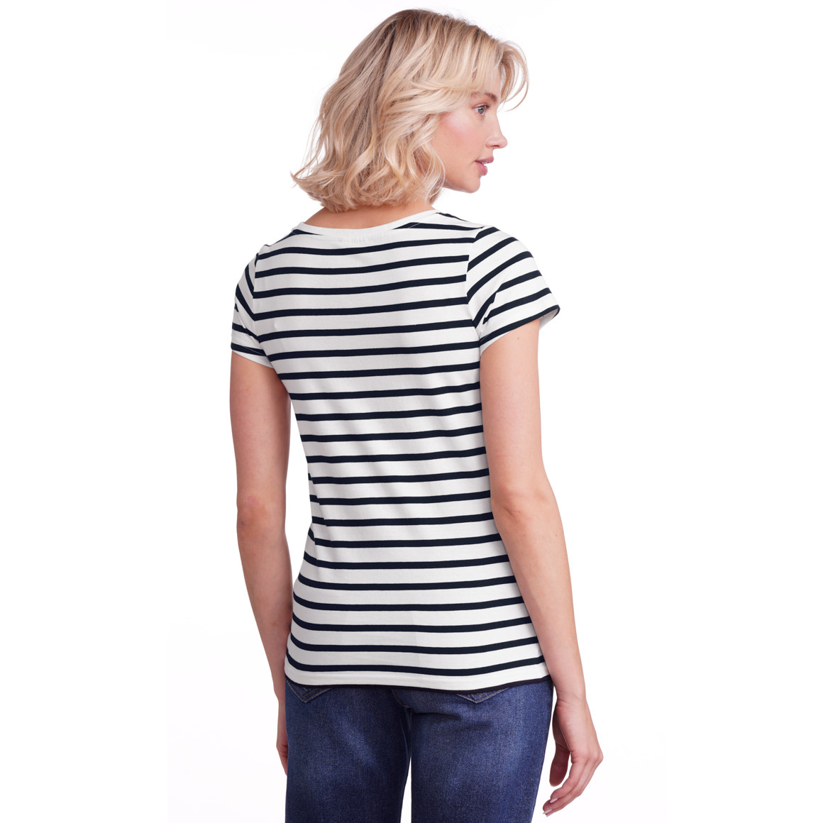 3 dames T-shirts in basic look