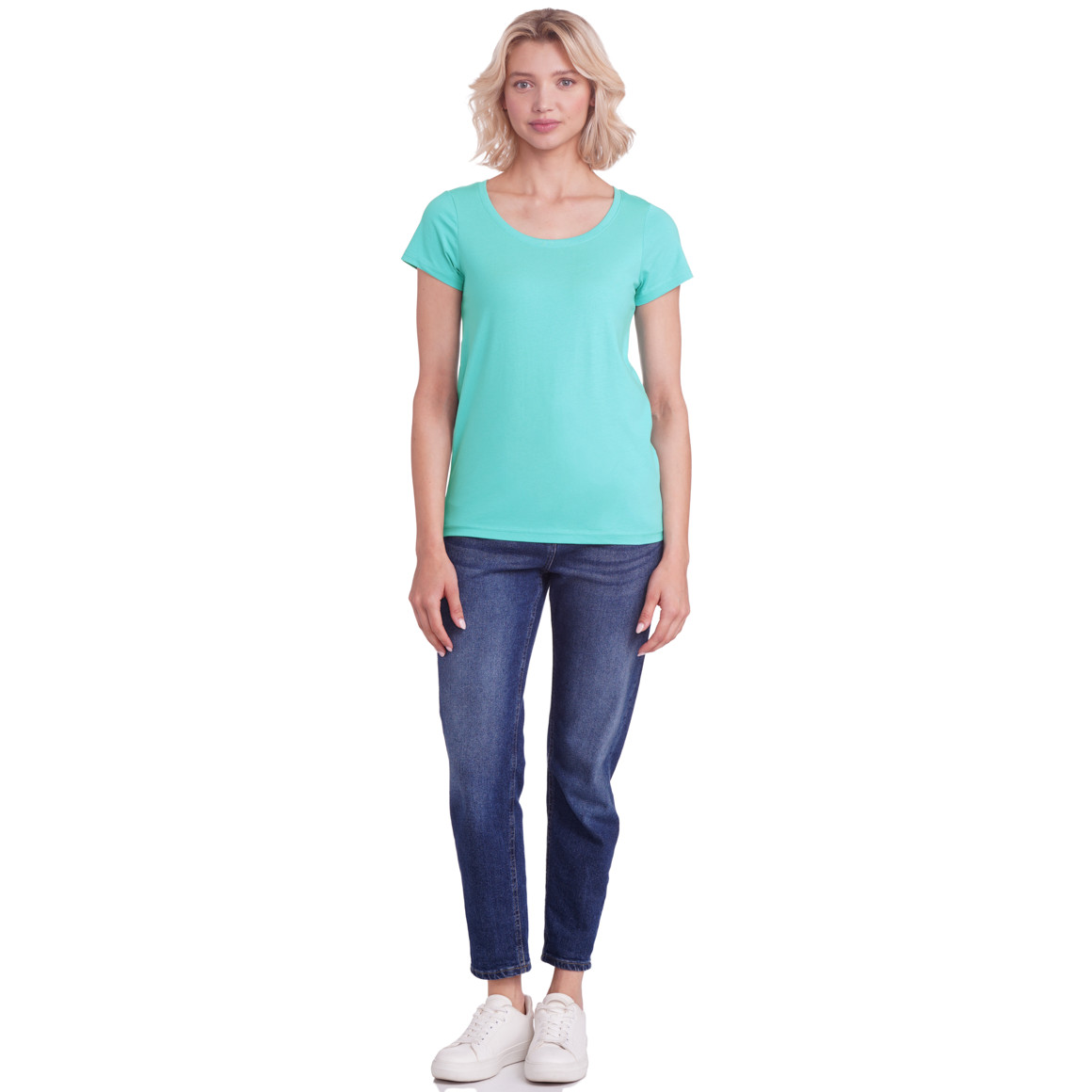 3 dames T-shirts in basic look
