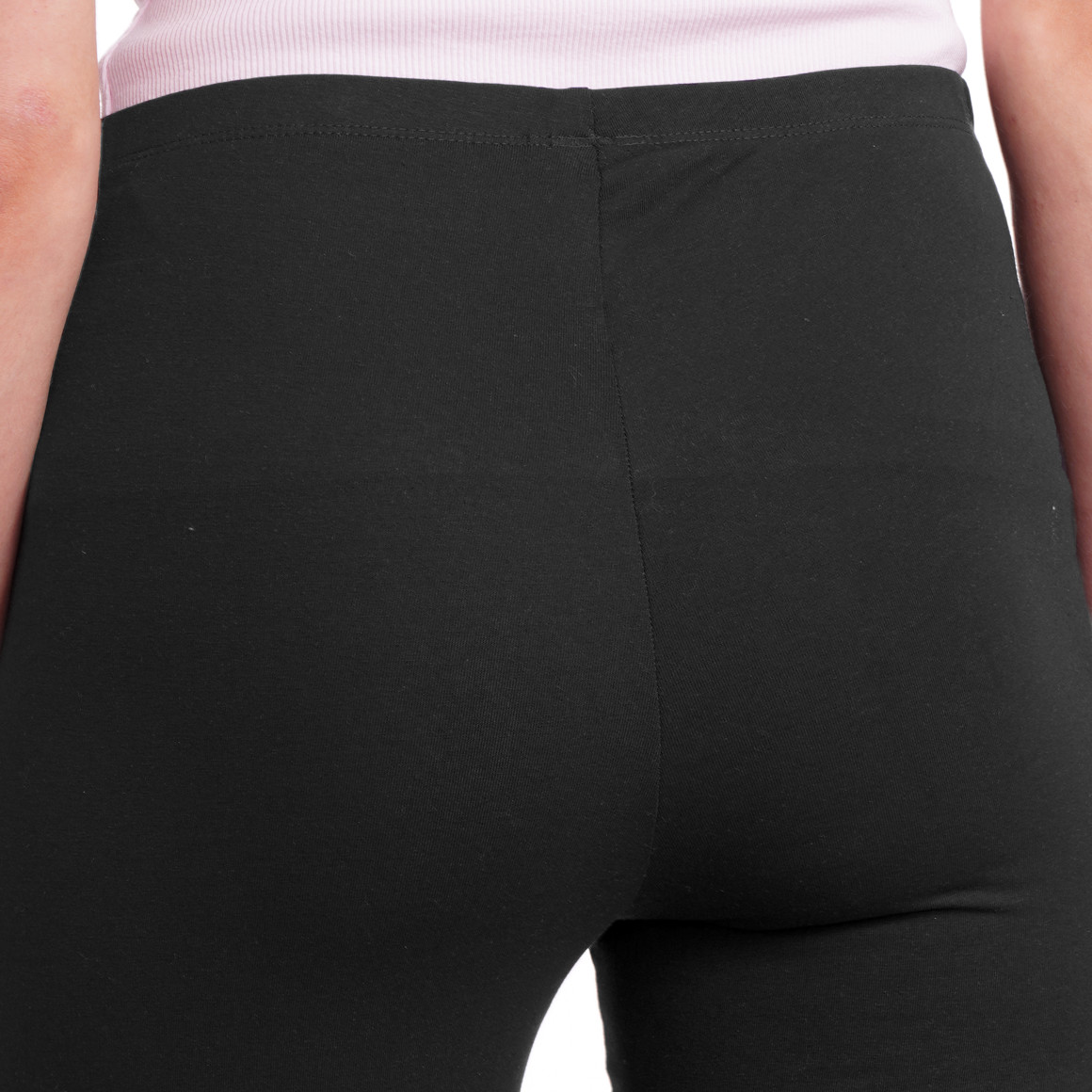 2 Damen 3/4-Leggings unifarben