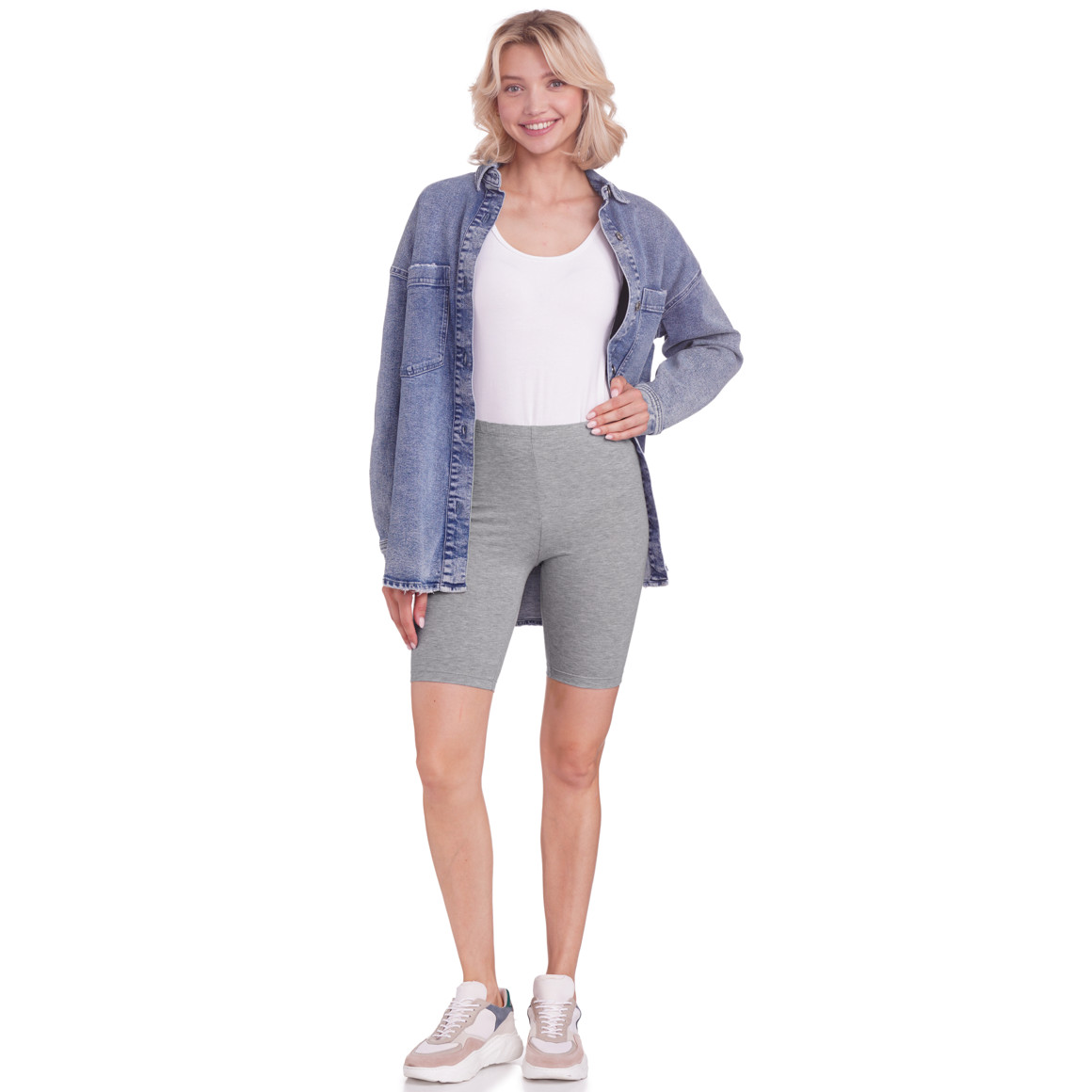 2 Damen Radler unifarben