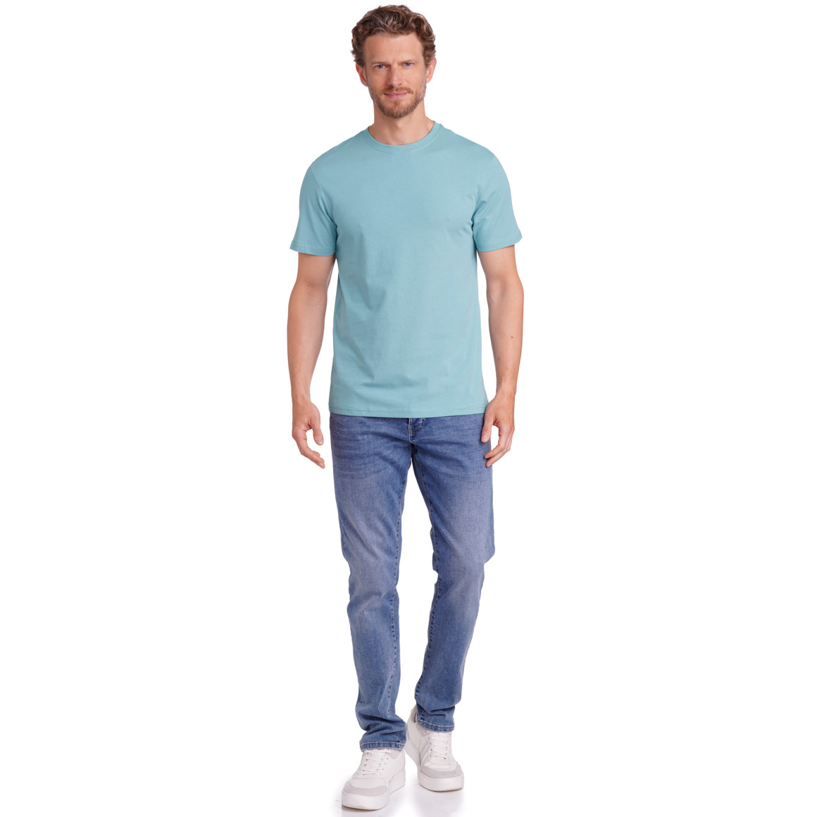 3 Herren T-Shirts im Basic-Look