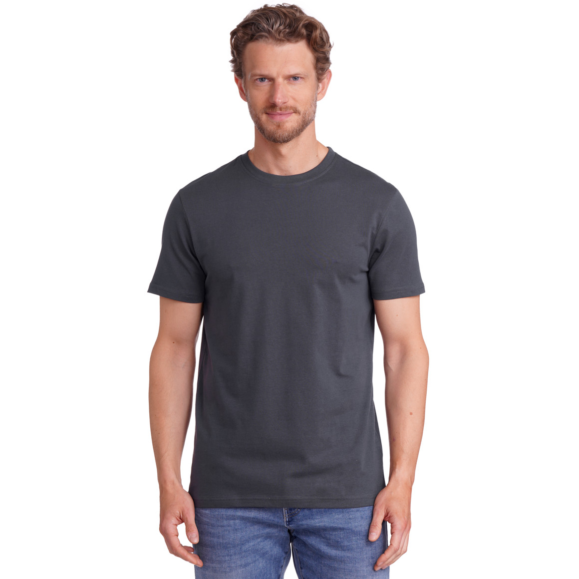 3 Herren T-Shirts im Basic-Look