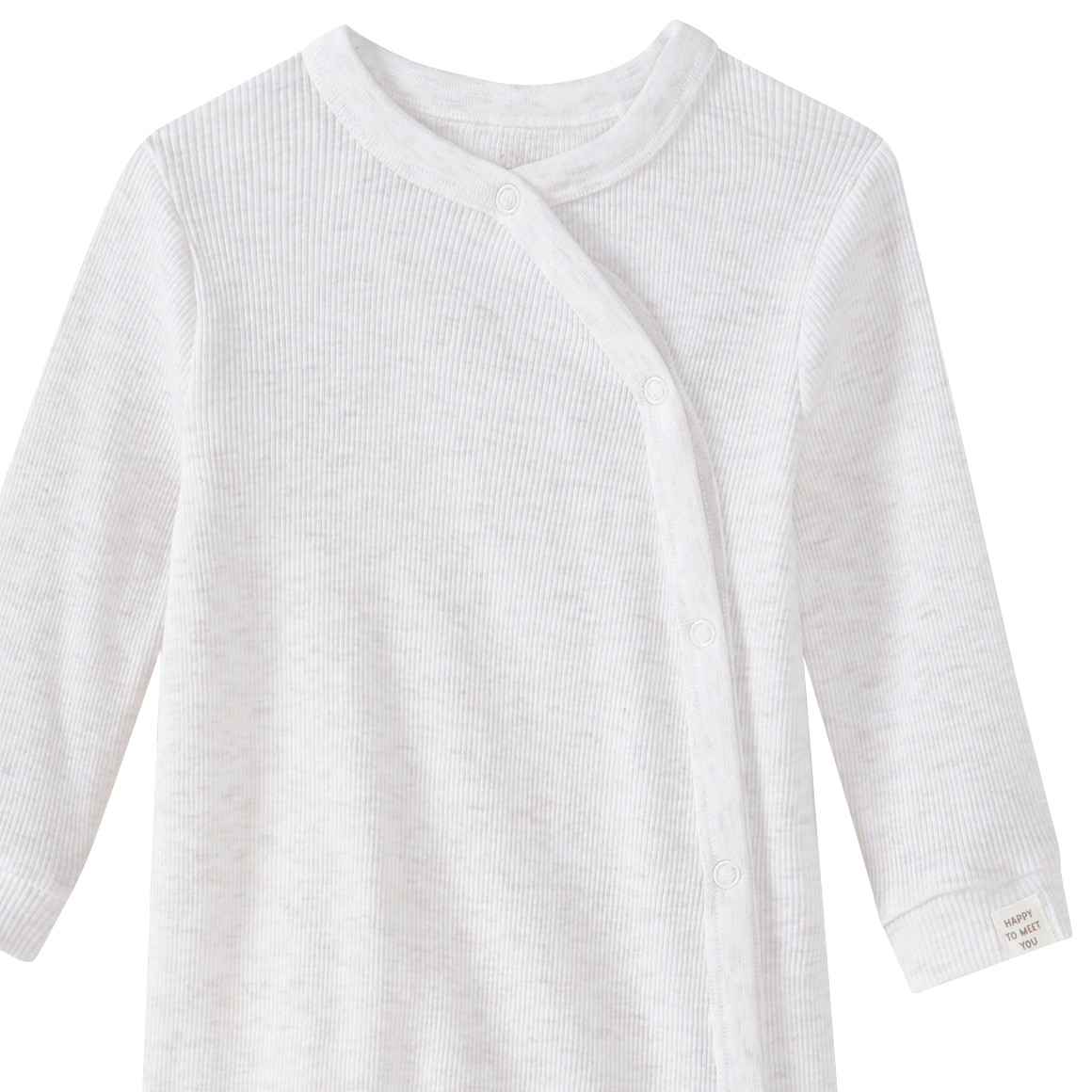 Newborn pyjama met geribbelde structuur