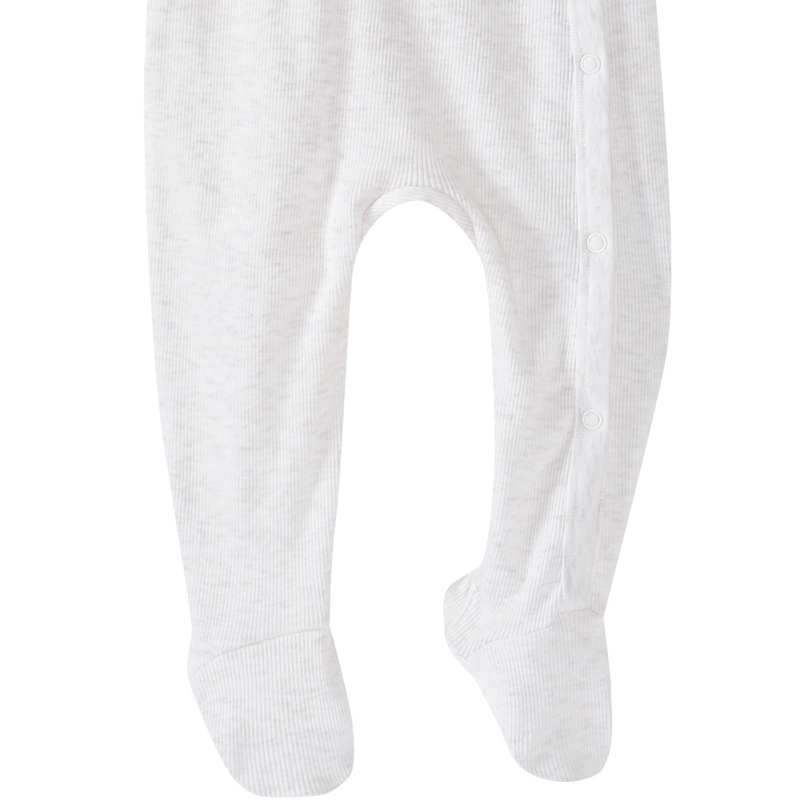 Newborn pyjama met geribbelde structuur