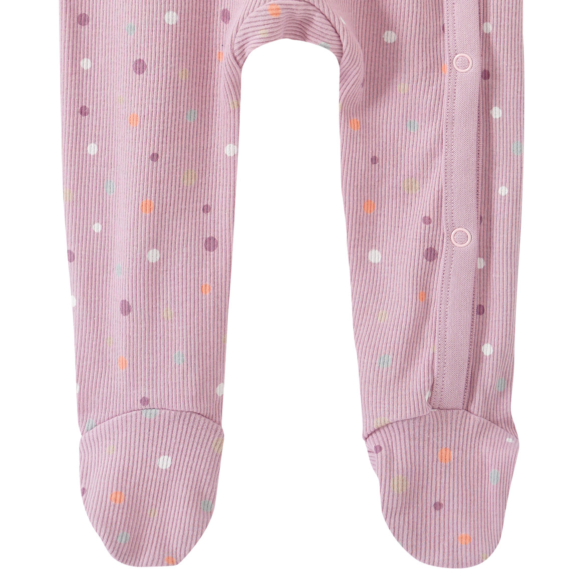 Newborn pyjama met geribbelde textuur