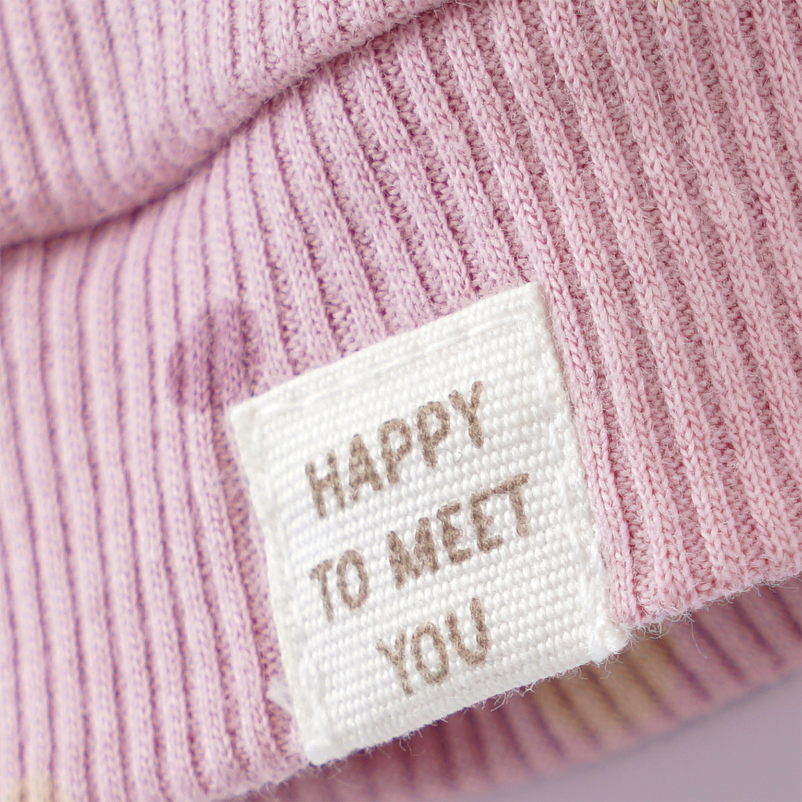 Newborn pyjama met geribbelde textuur