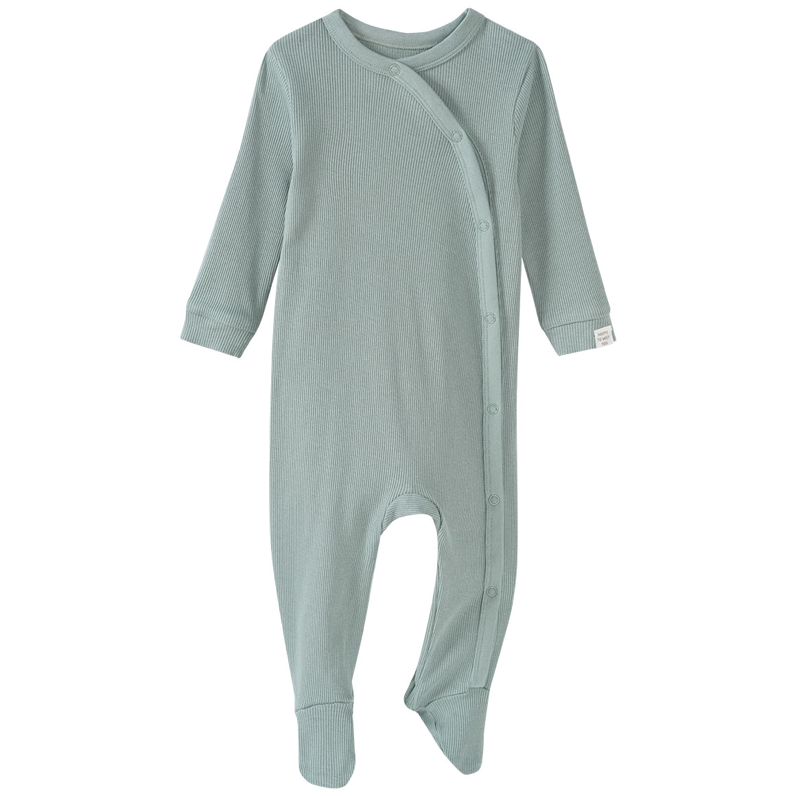 Newborn pyjama met geribbelde textuur