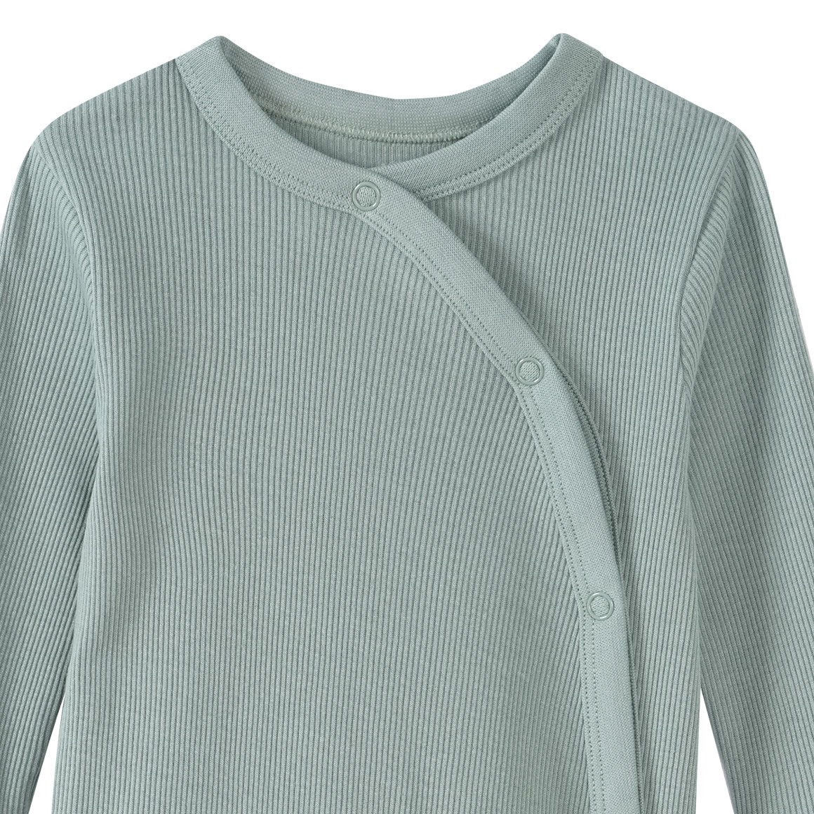 Newborn pyjama met geribbelde textuur