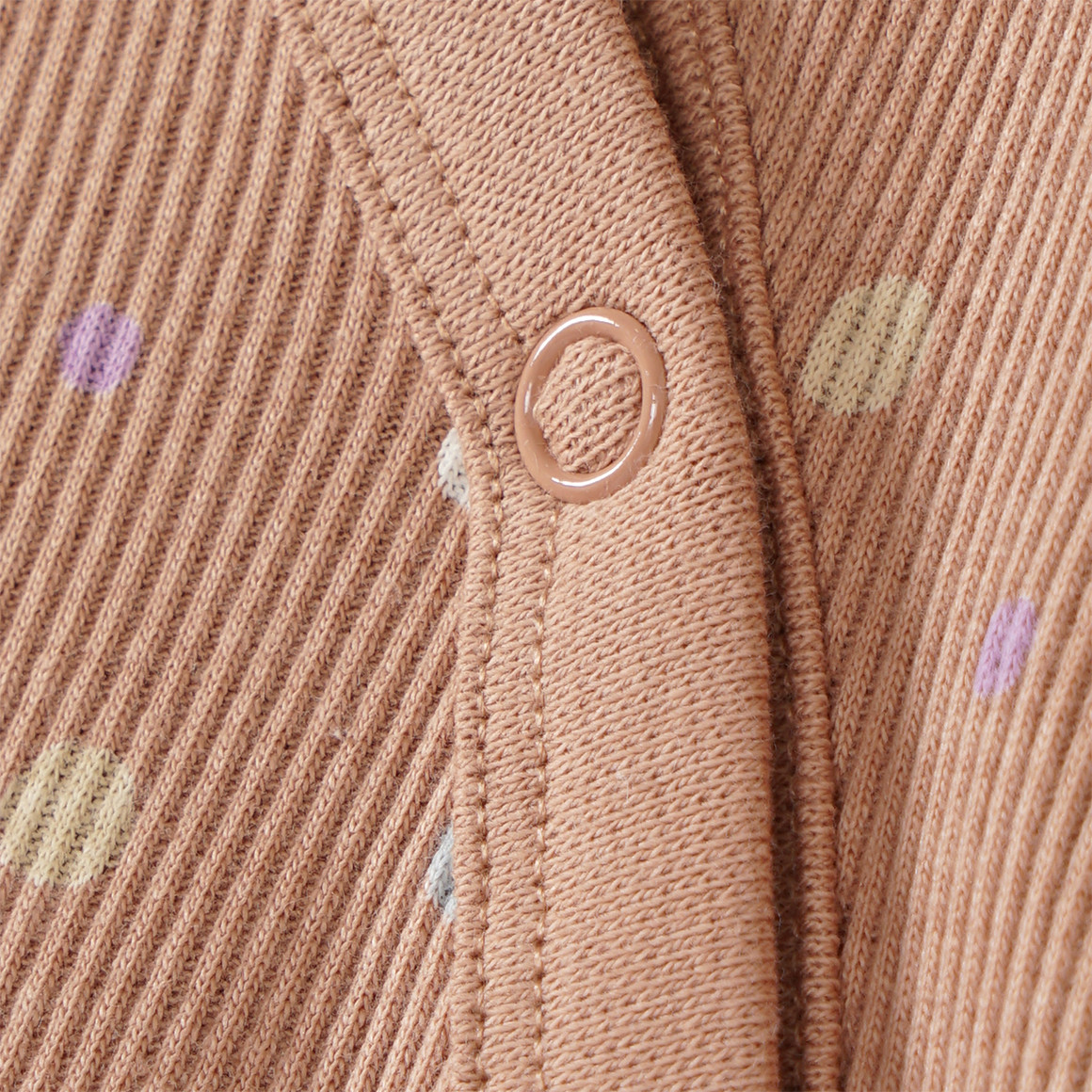 Newborn pyjama met geribbelde textuur