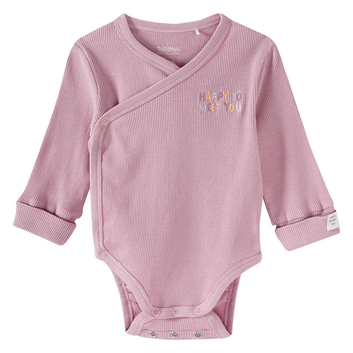 Newborn Wickelbody, Hose und Mütze im Set