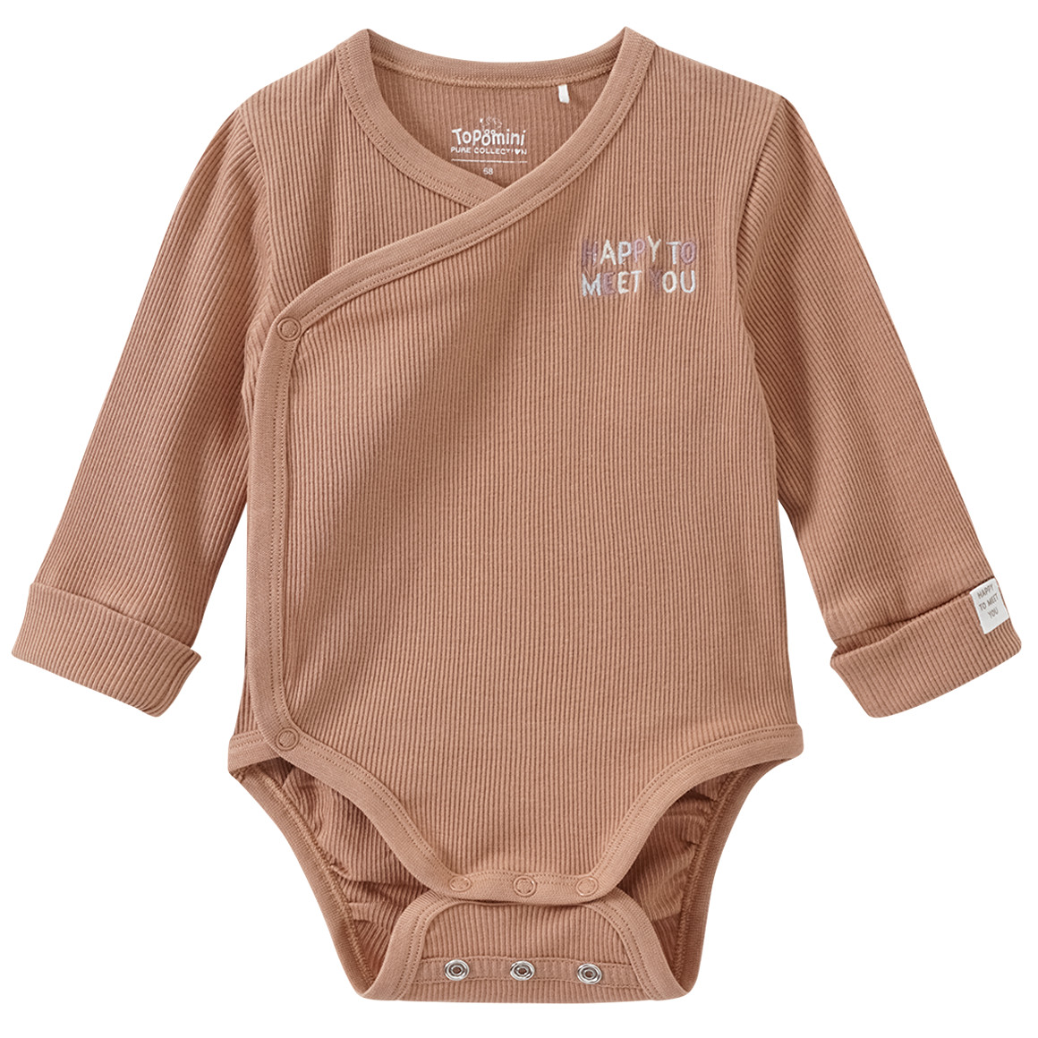 Newborn Wickelbody, Hose und Mütze im Set