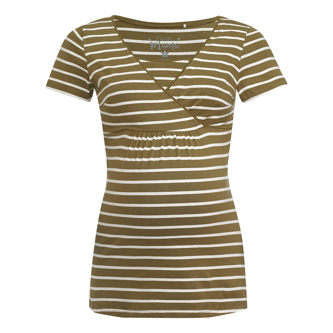 2 Damen Umstands-T-Shirts mit Stillfunktion