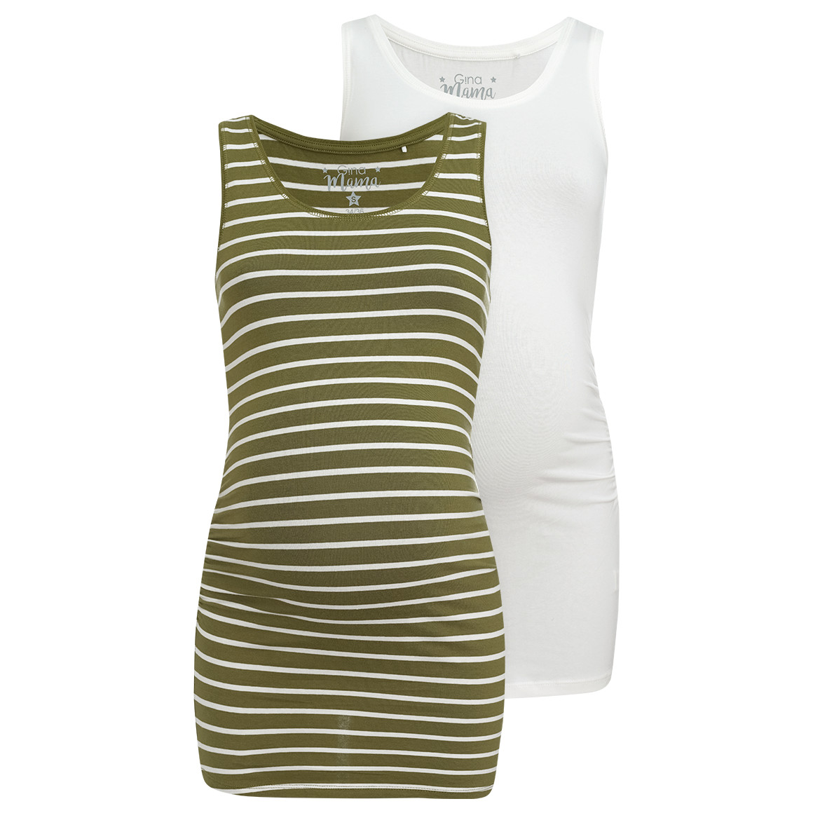 2 Damen Umstands-Tops im Set