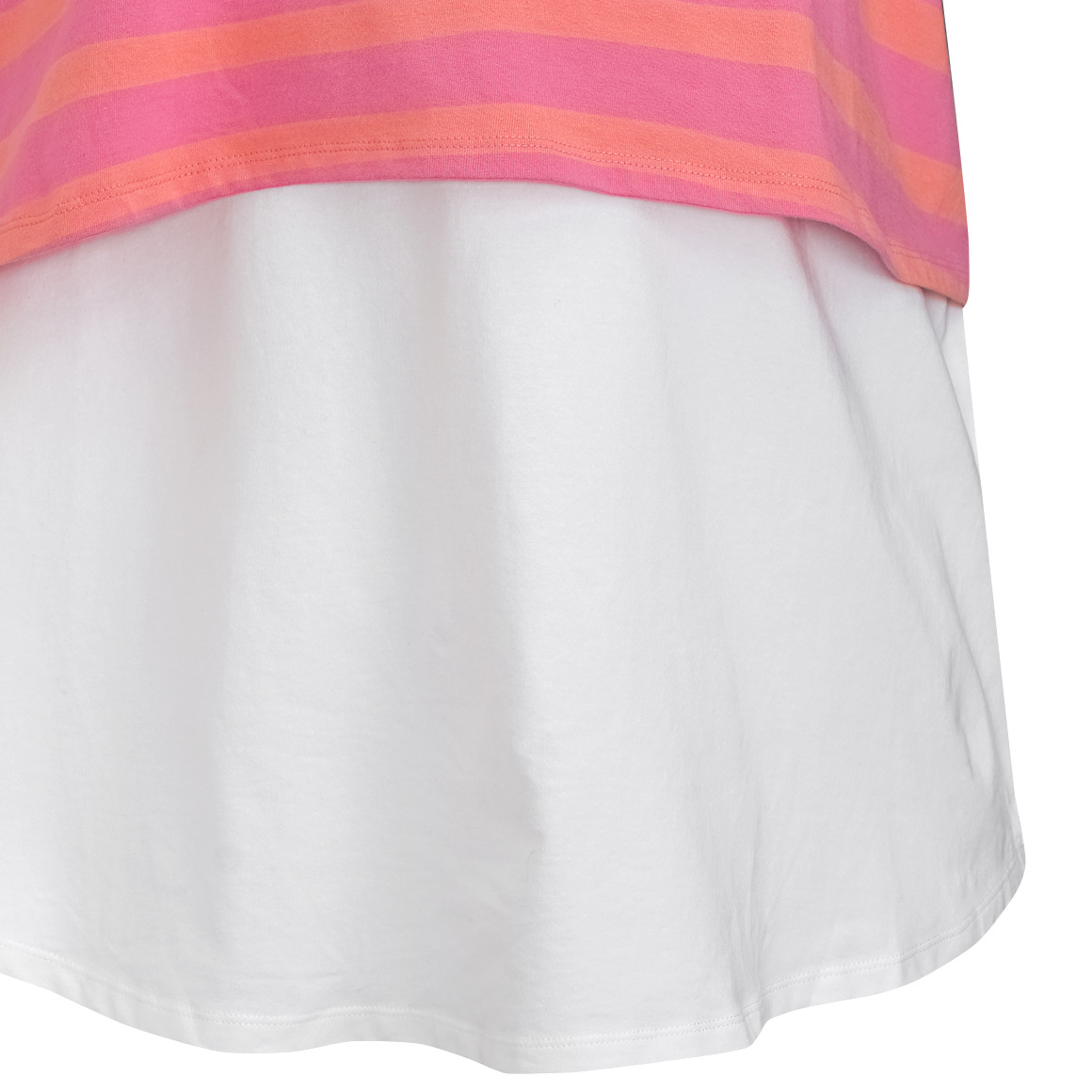 Damen Umstands-T-Shirt im Lagen-Look