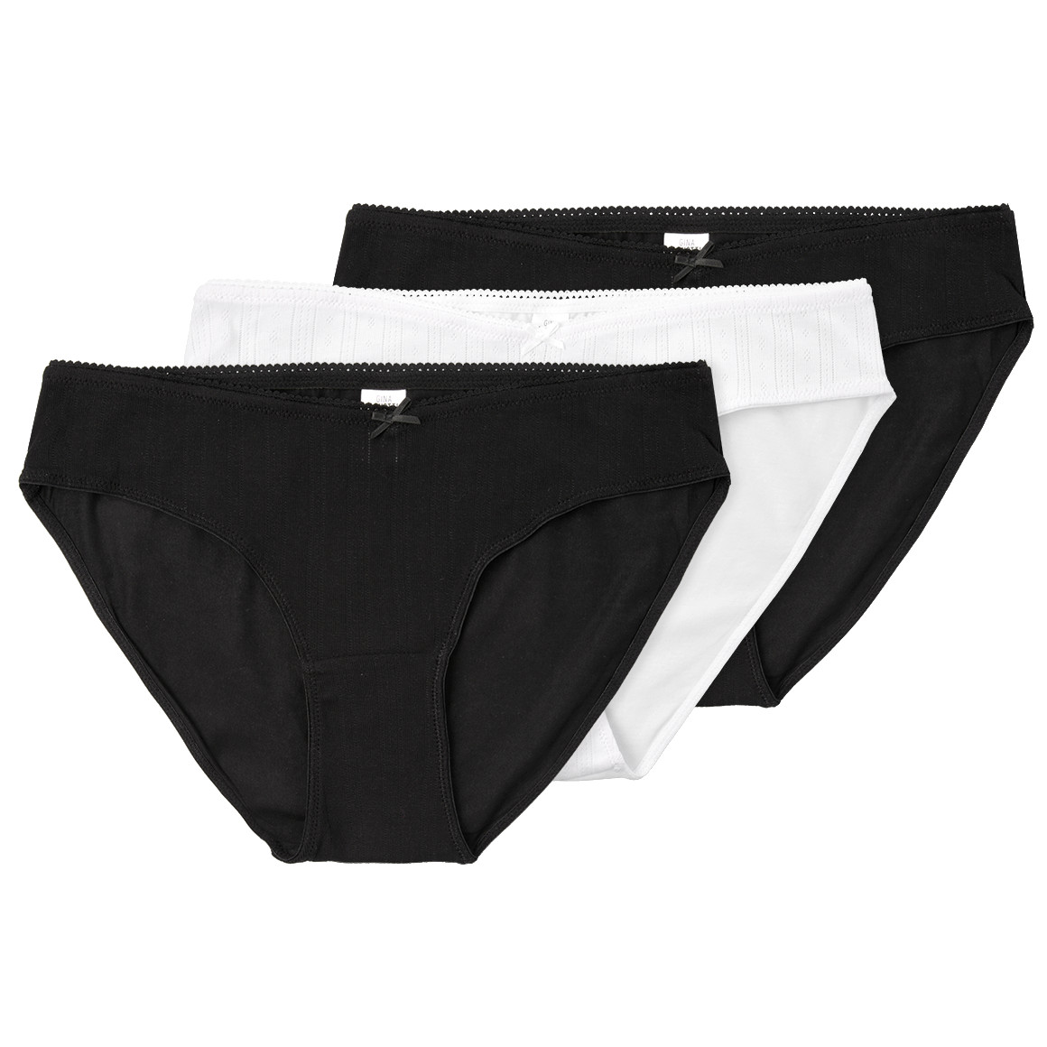 3 Damen Umstands-Slips im Set