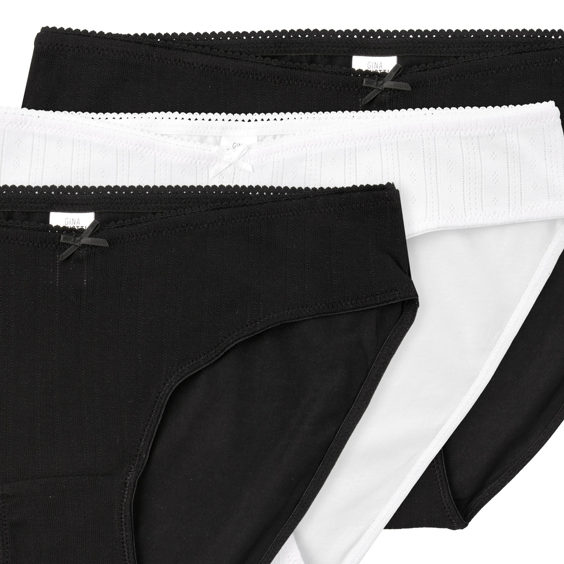 3 Damen Umstands-Slips im Set