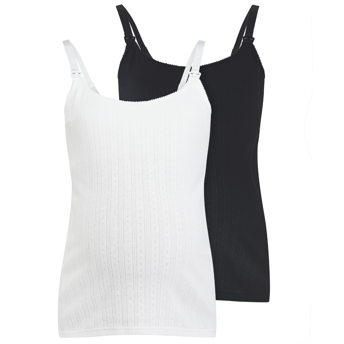 2 Damen Still-Unterhemden im Set
