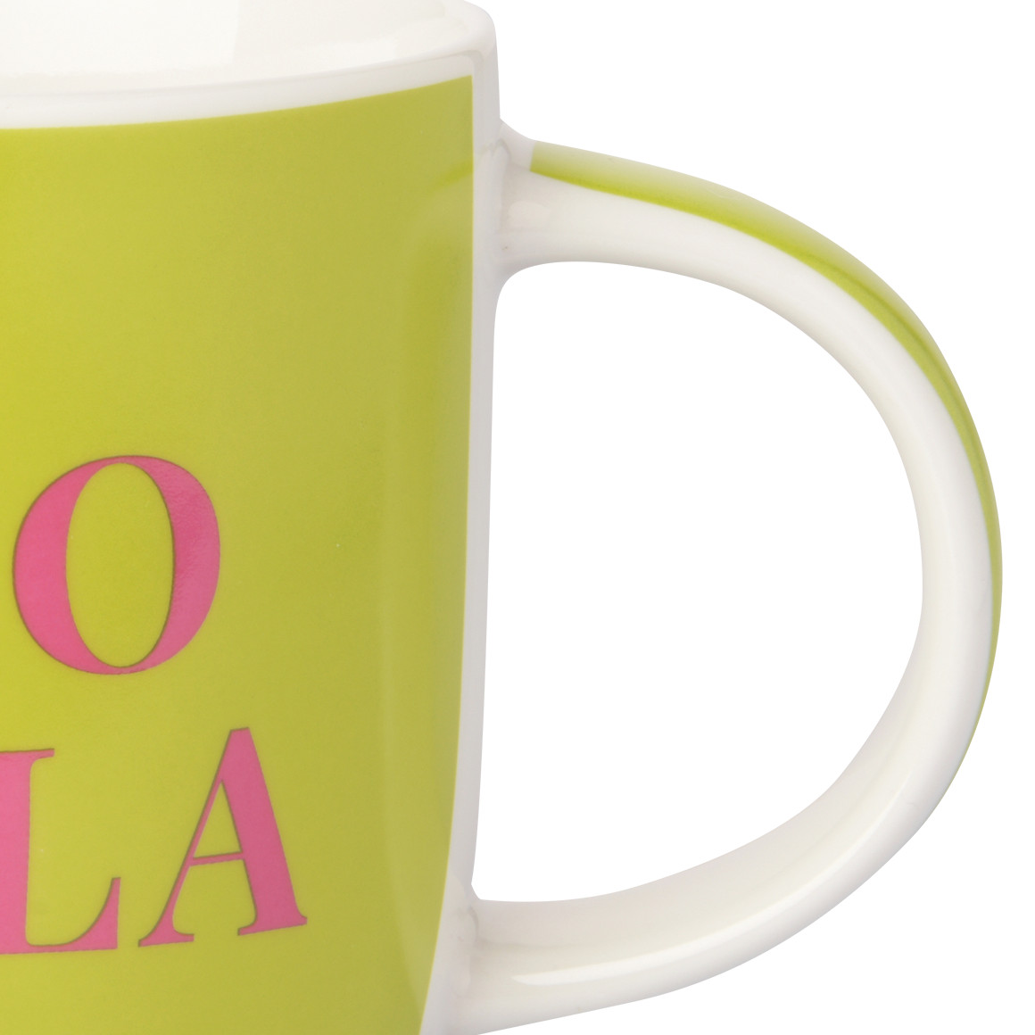 Tasse mit Schriftzug