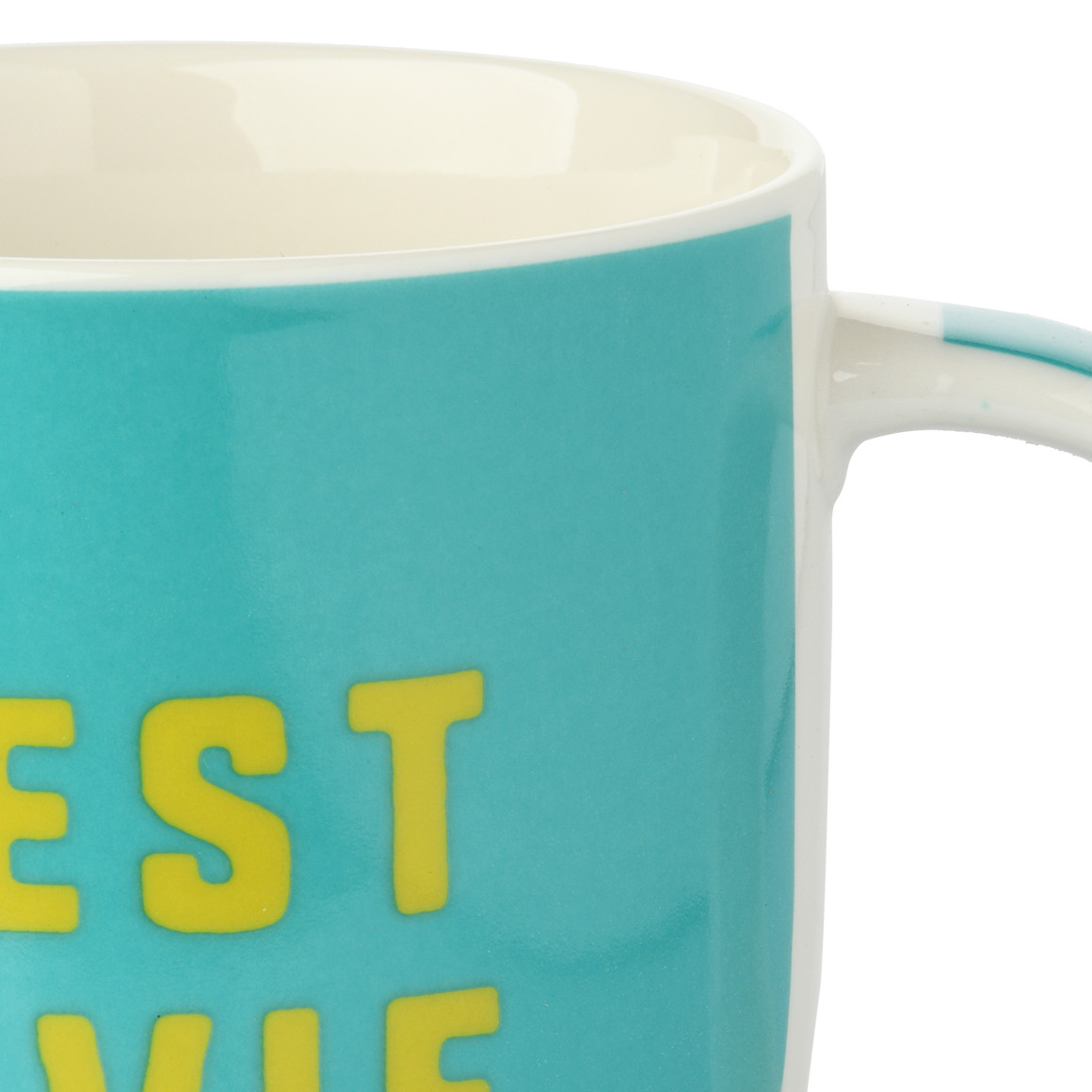 Tasse mit Schriftzug