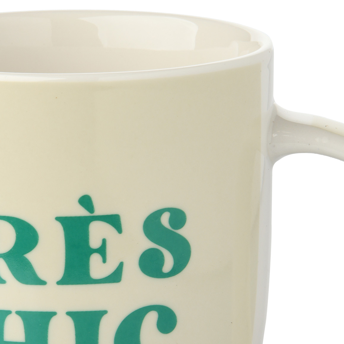 Tasse mit Schriftzug