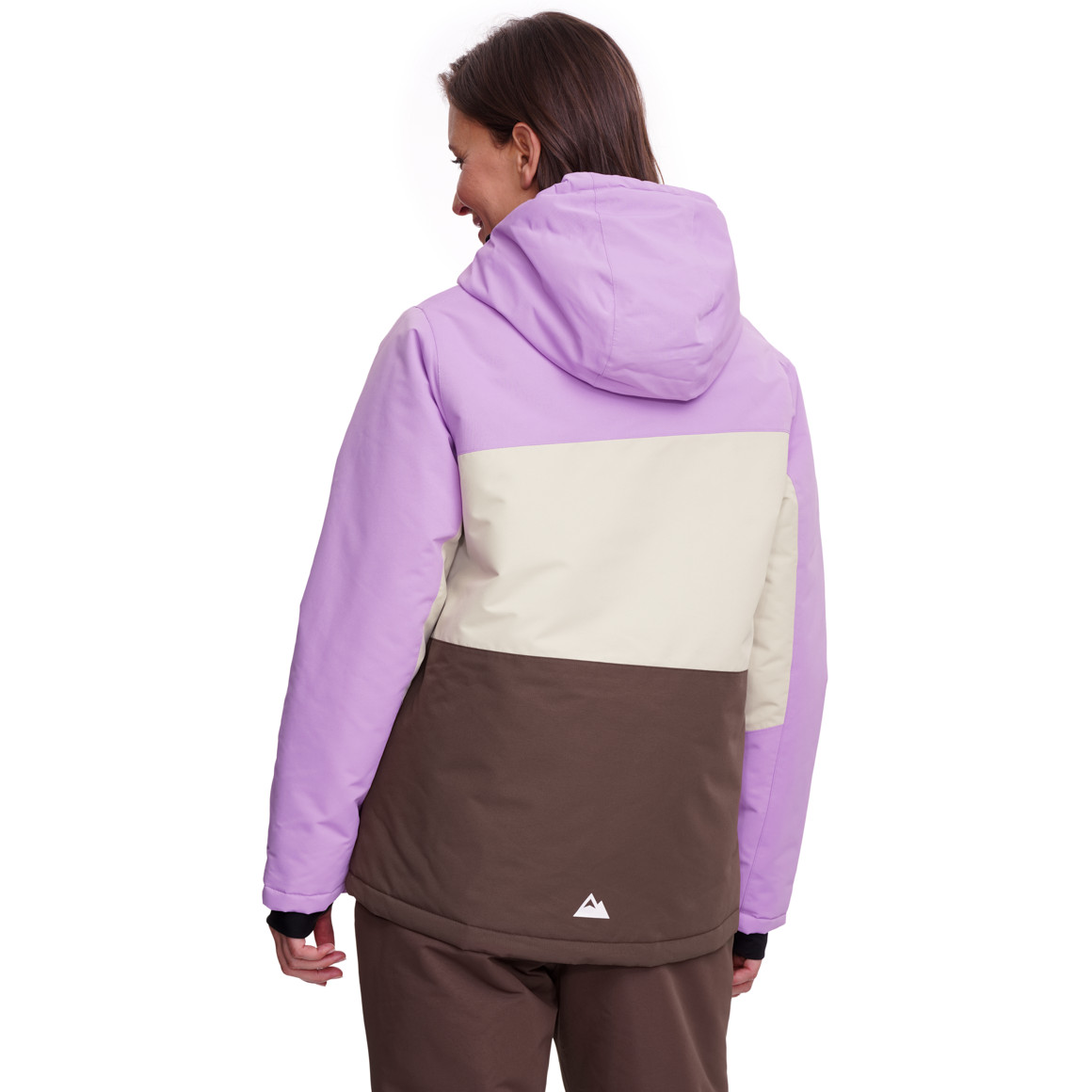 Damen Schneejacke mit Farbteilern