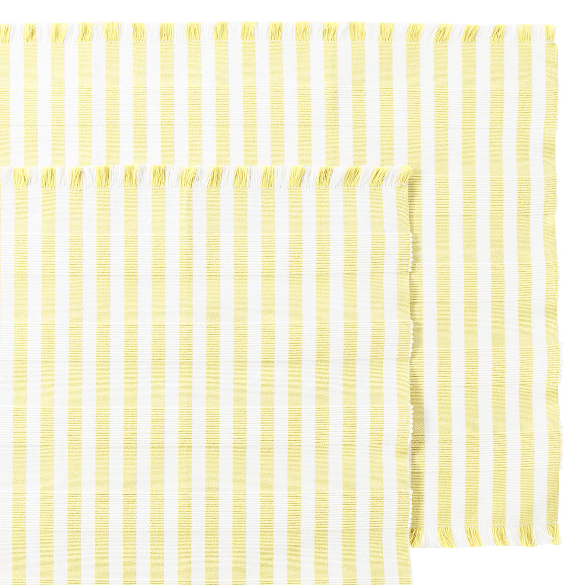 2 placemats met ribstructuur