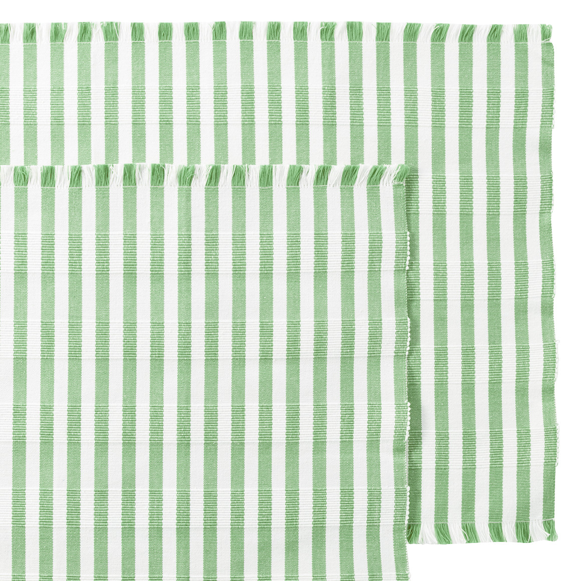 2 placemats met ribstructuur