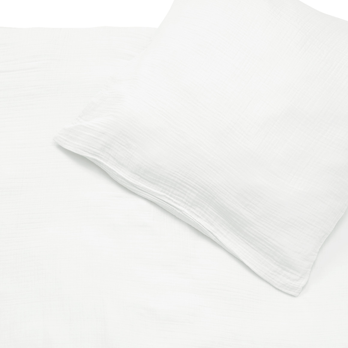 Musselin Bettwäsche 135 x 200 cm unifarben