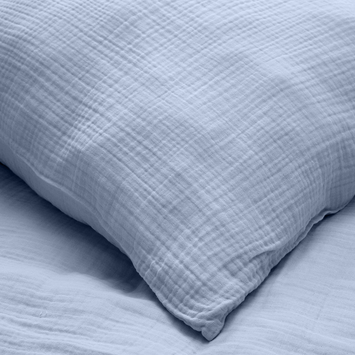 Musselin Bettwäsche 135 x 200 cm unifarben