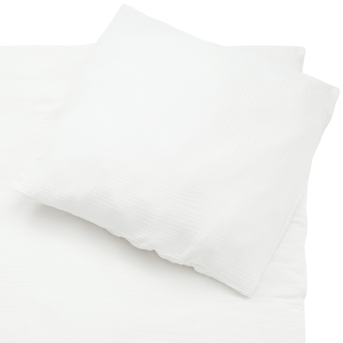 Musselin Bettwäsche 155 x 220 cm unifarben