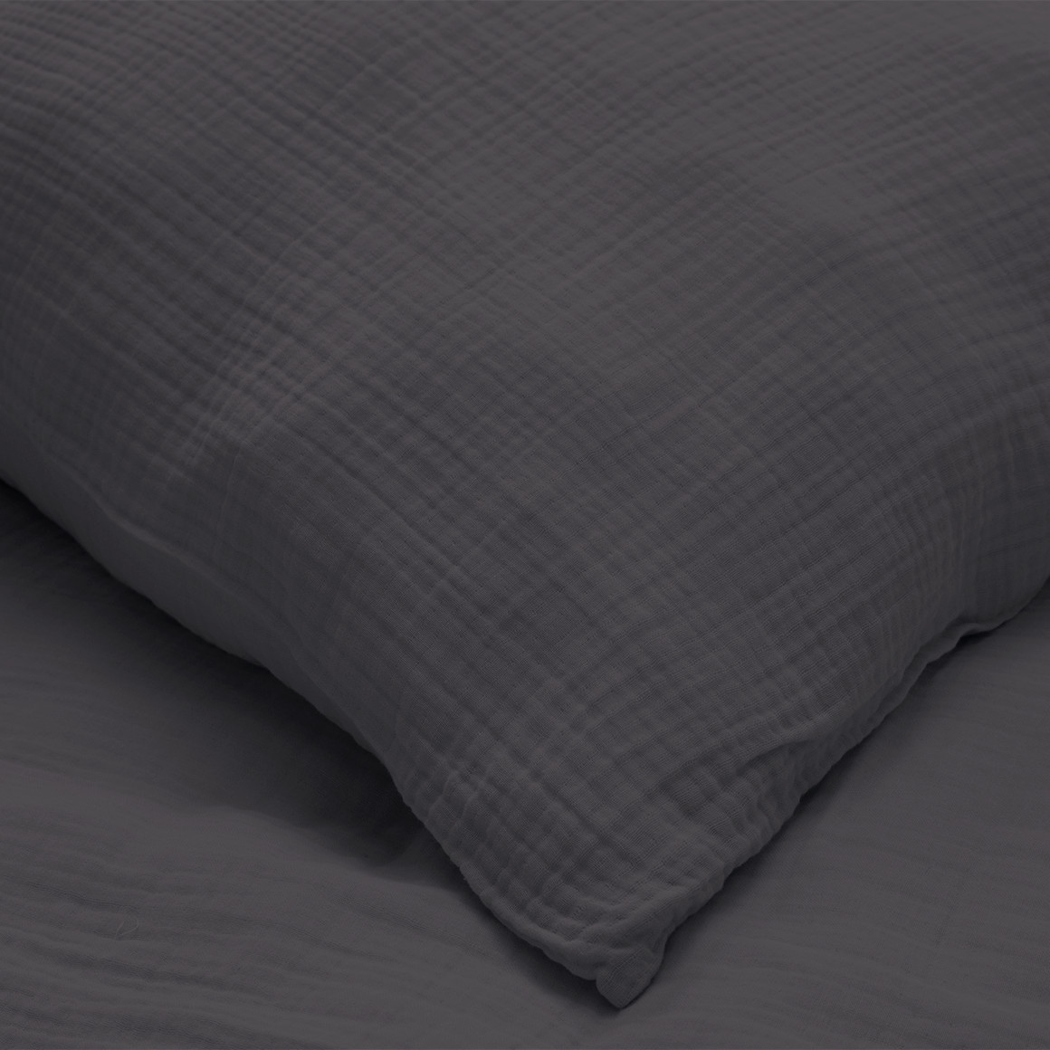 Musselin Bettwäsche 155 x 220 cm unifarben