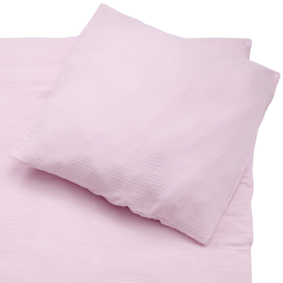 Musselin Bettwäsche 155 x 220 cm unifarben