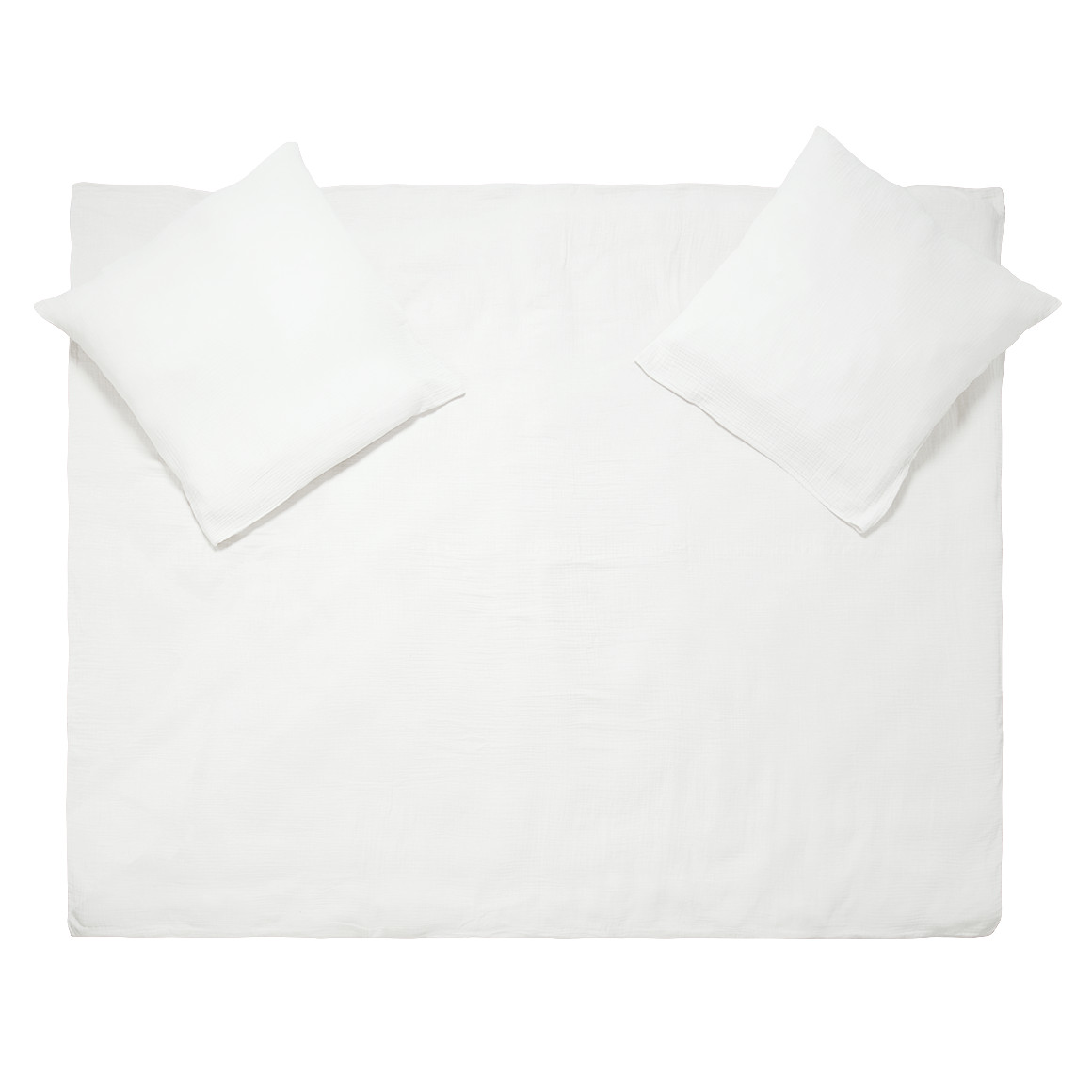 Musselin Bettwäsche 240 x 220 cm unifarben