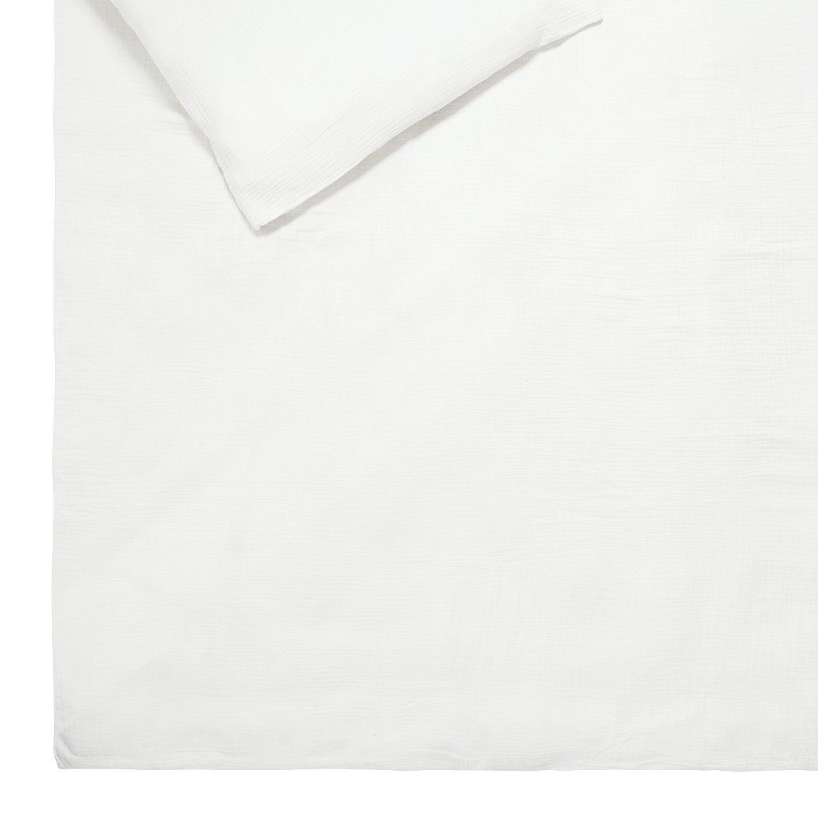 Musselin Bettwäsche 240 x 220 cm unifarben
