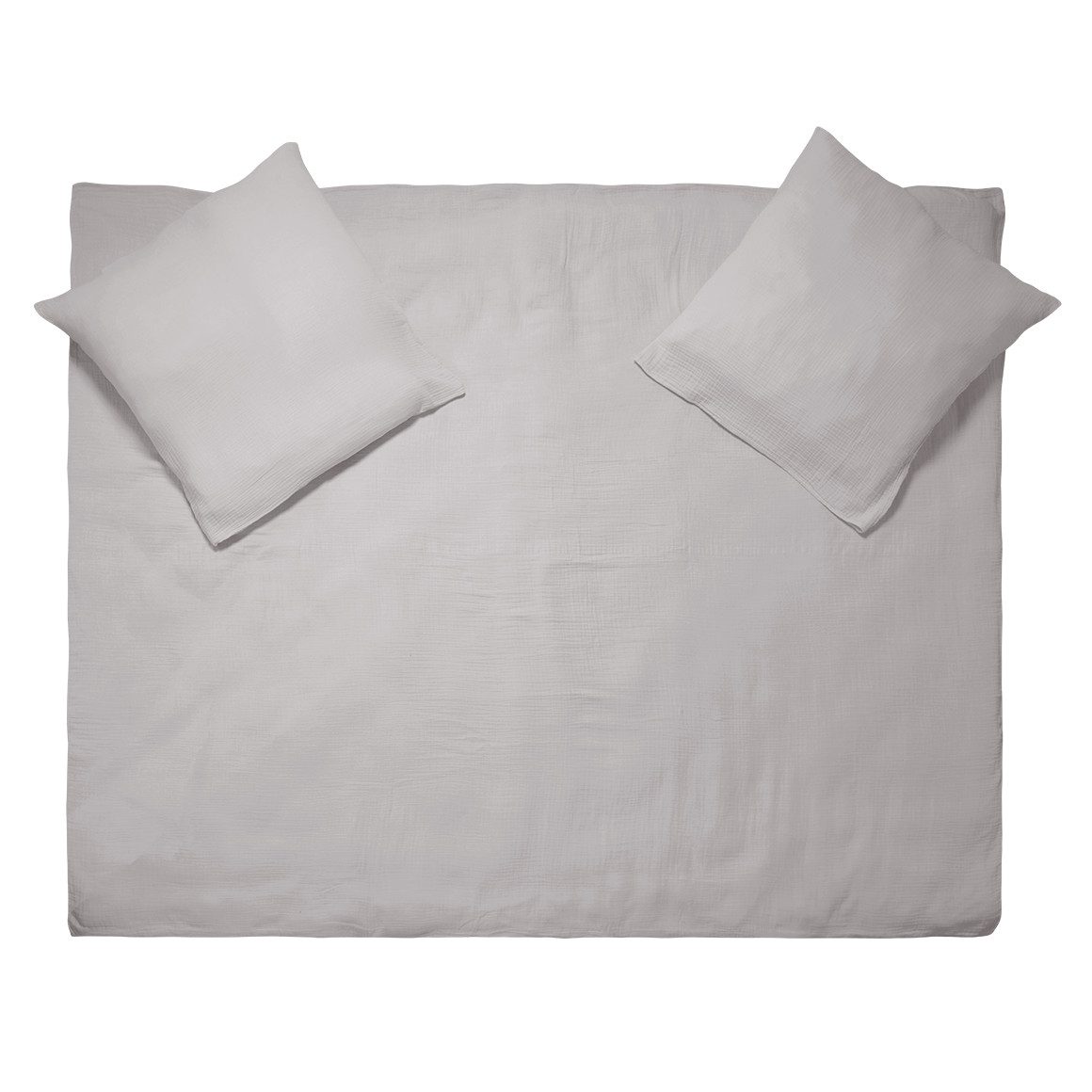 Musselin Bettwäsche 240 x 220 cm unifarben Ernsting's family