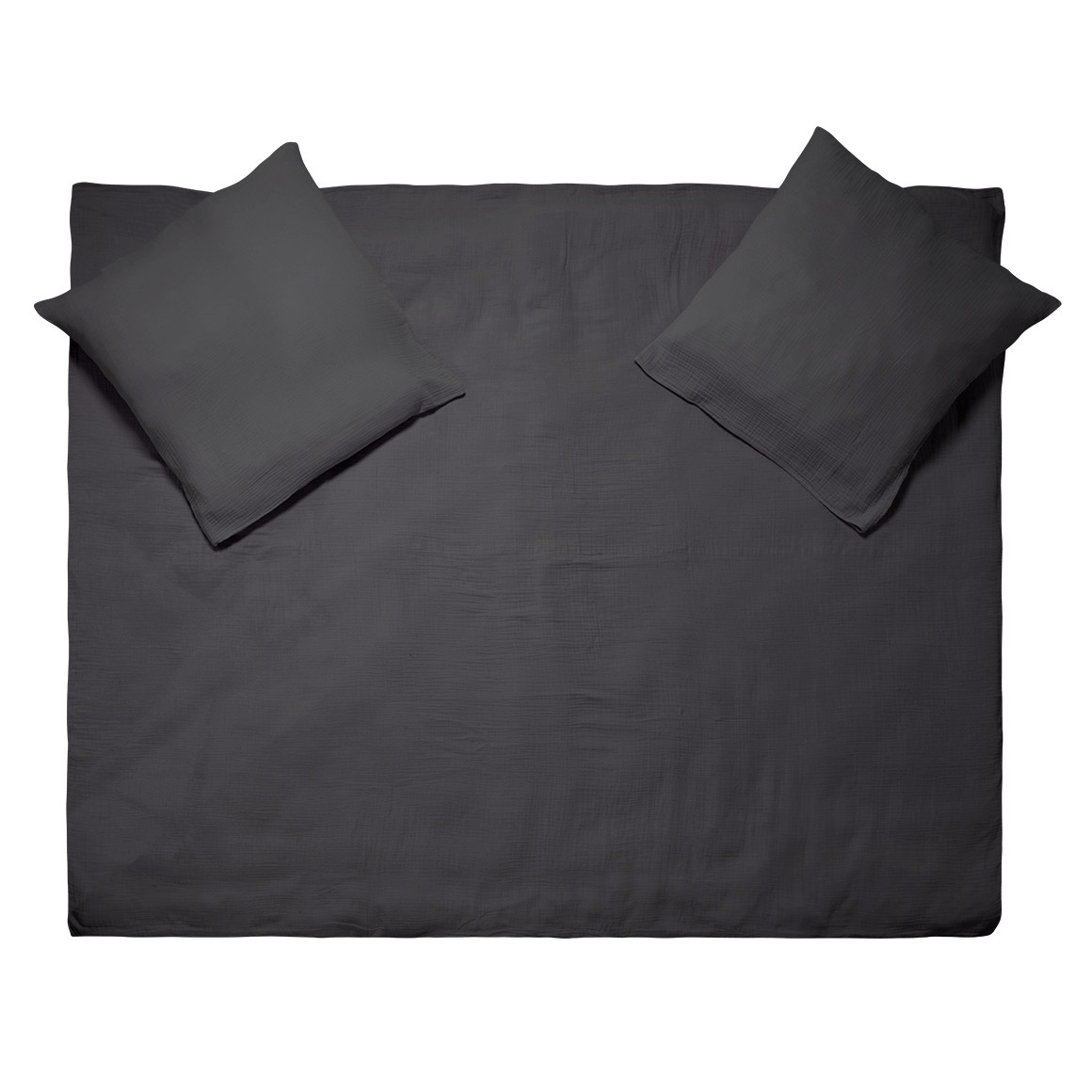 Musselin Bettwäsche 240 x 220 cm unifarben