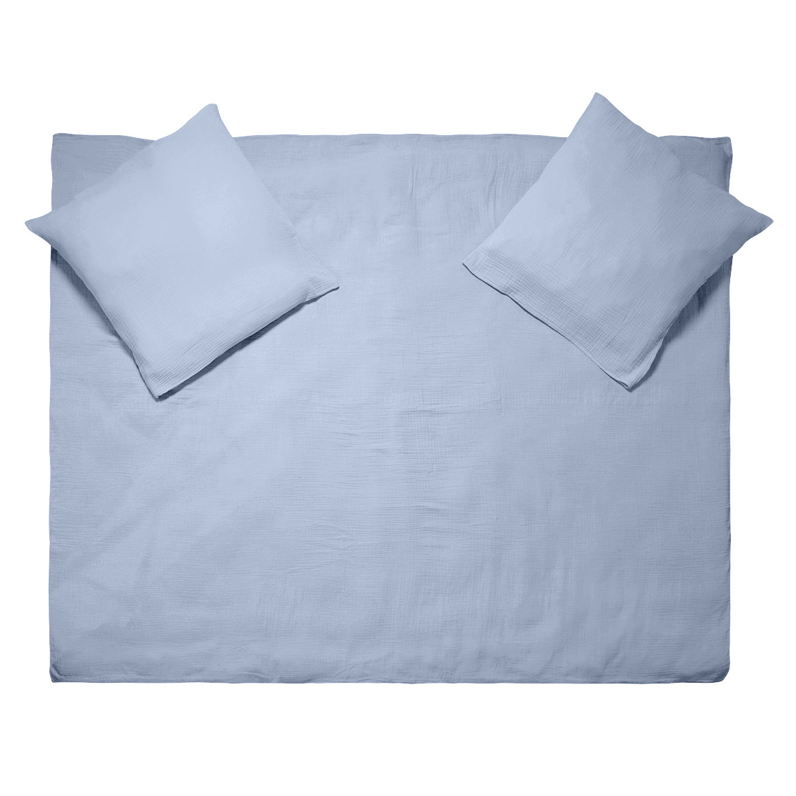 Musselin Bettwäsche 240 x 220 cm unifarben