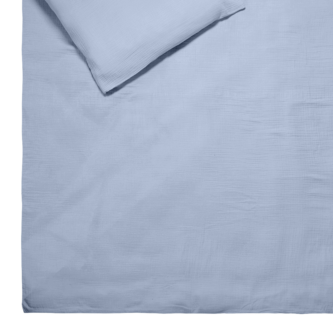 Musselin Bettwäsche 240 x 220 cm unifarben