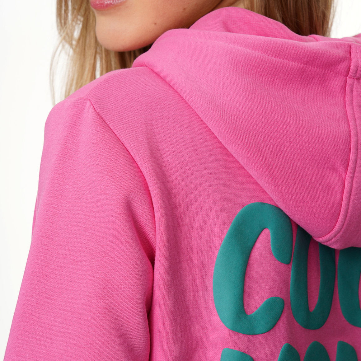 Damen Hoodie mit Message-Print