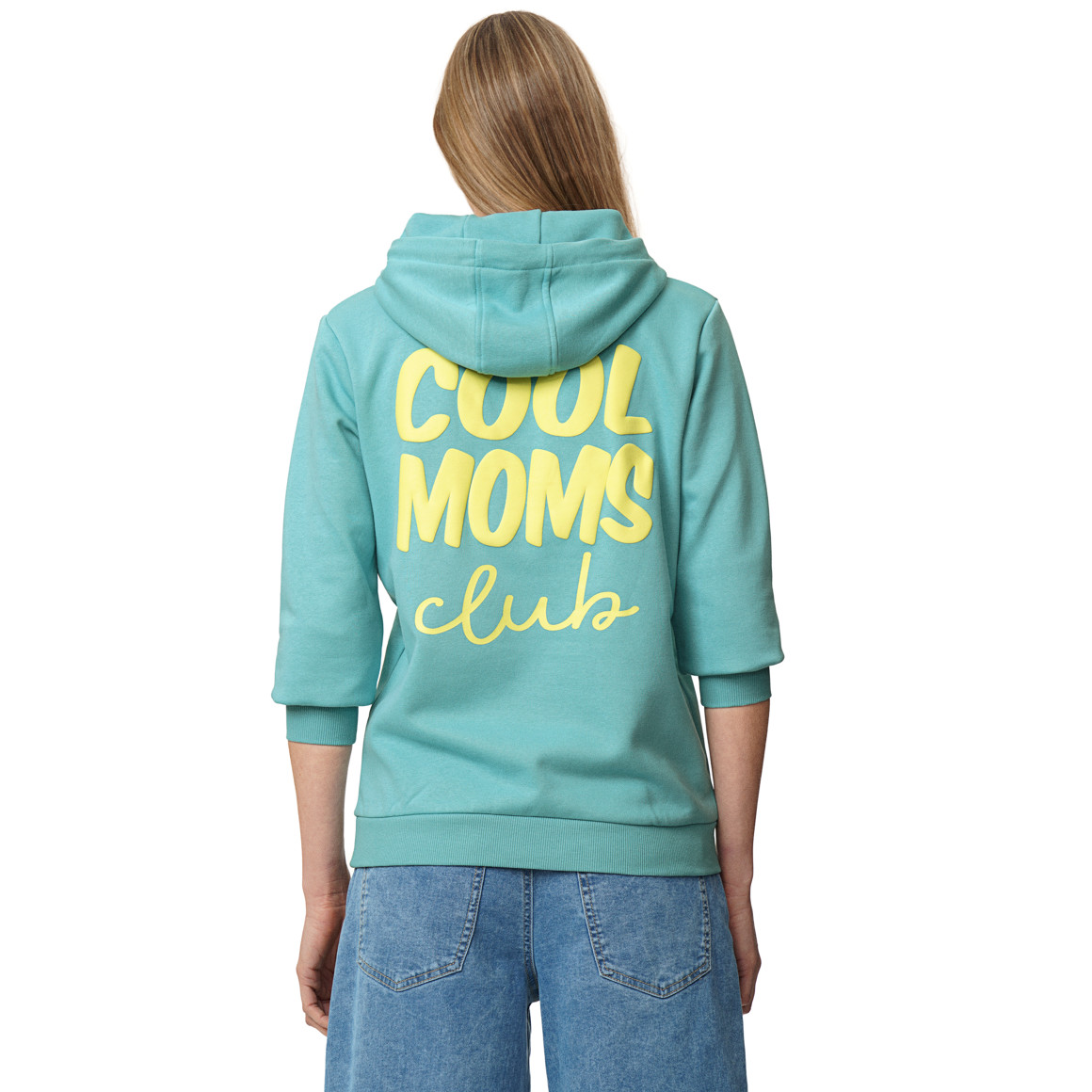 Damen Hoodie mit Message-Print