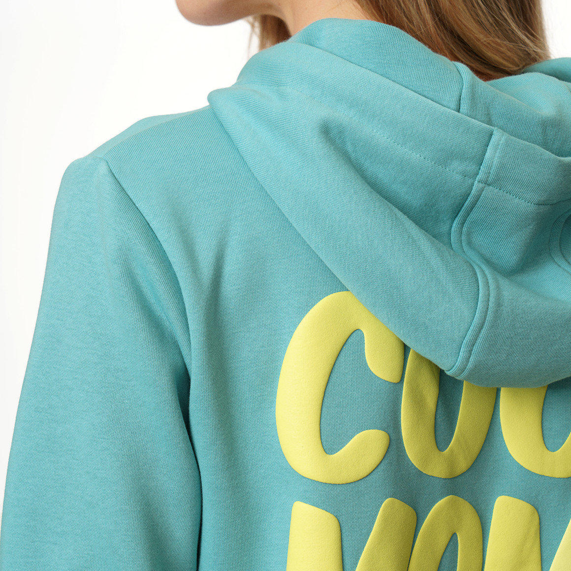 Damen Hoodie mit Message-Print