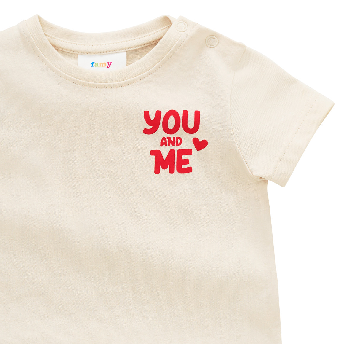 Baby T-Shirt mit Message-Print
