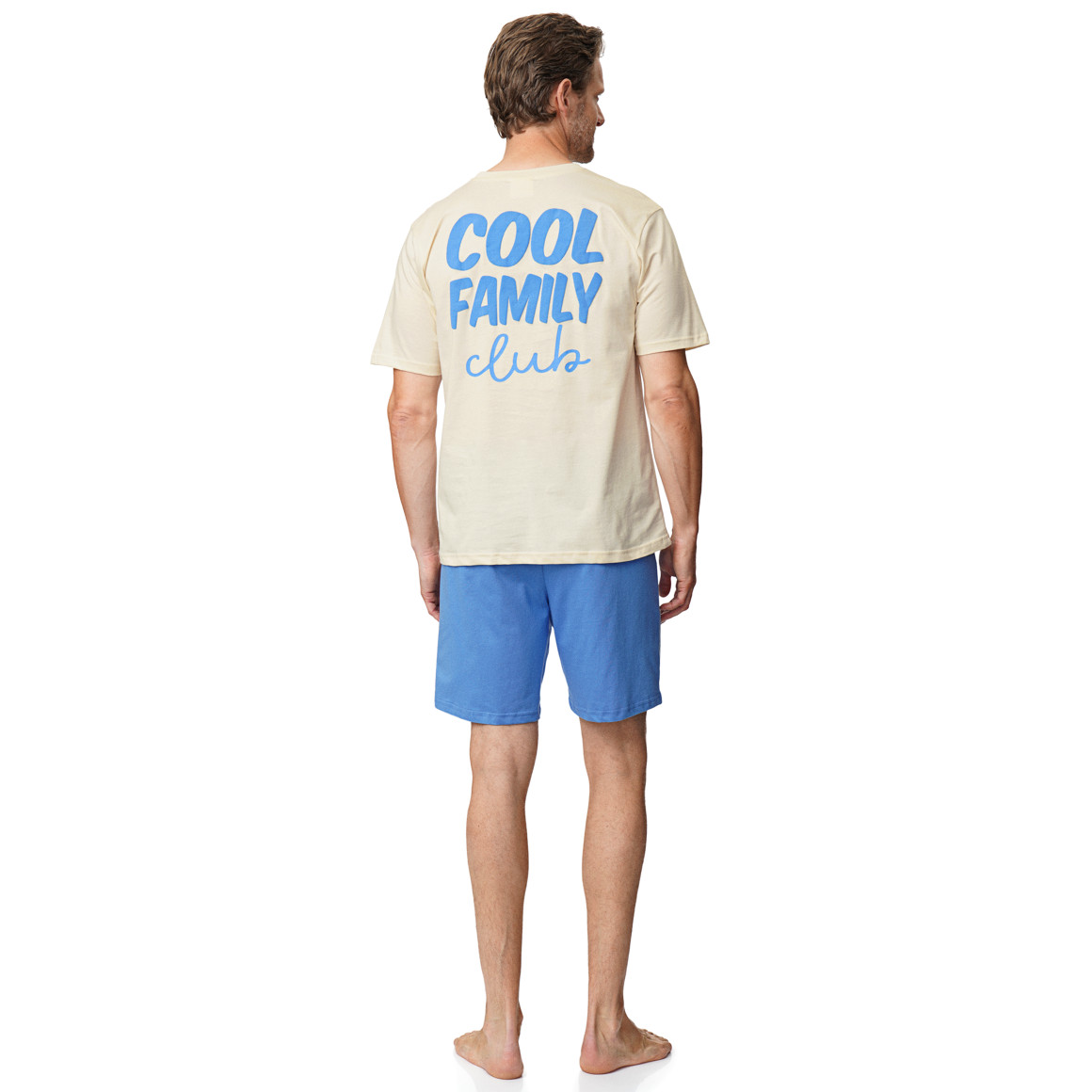 Herren Shorty mit Message-Print